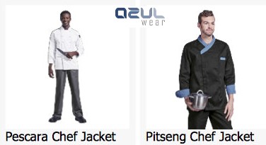 azulwear  cape town hospitality wear chef jackets branded chef uniforms
