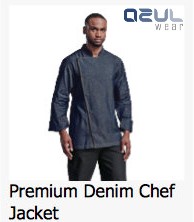 azulwear  cape town hospitality wear denim chef jackets chef uniforms